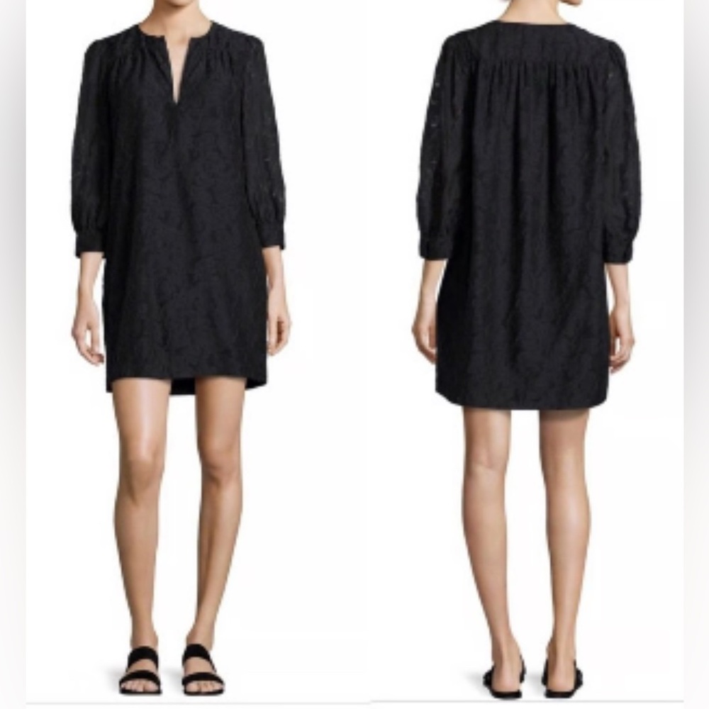 ❤️ Elizabeth and James 6 Heidi Shift Jacquard 3/4 Sleeve Dress ❤️